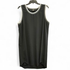 ABS Allen Schwartz Black Sleeveless Jersey Dress Jet Black Streetwear